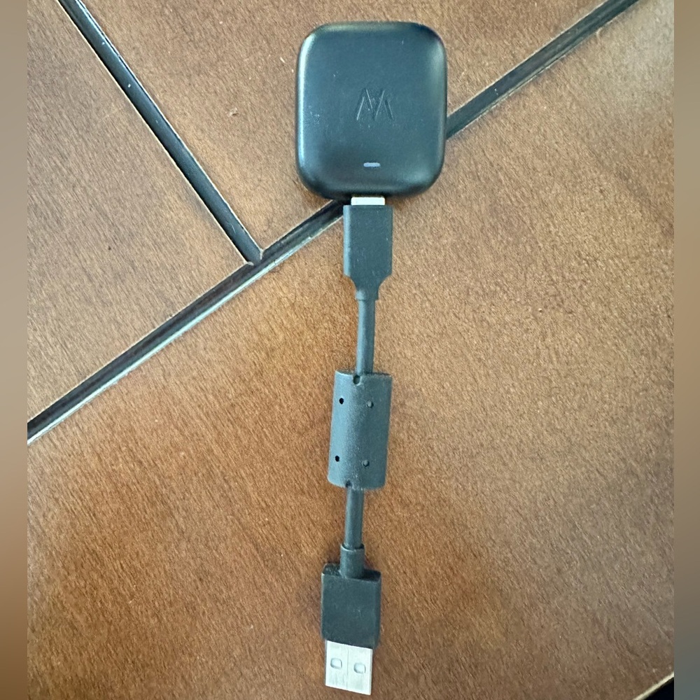 Black Whoop Strap Charger & Cable